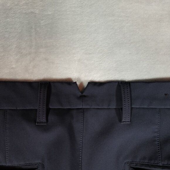 J Lindeberg M Elliot Bonded Micro Stretch Pants Mens 38x29 (Altered) Golf Navy - Picture 6 of 12